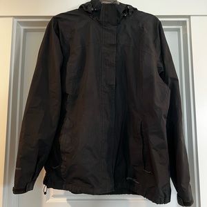Eddie Bauer Black XL Raincoat